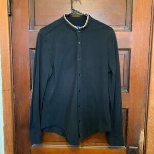 Zara Man M button down knit shirt